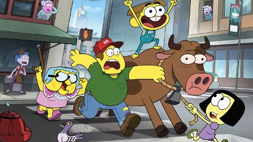 Image de Les Green à Big City sur Disney XD